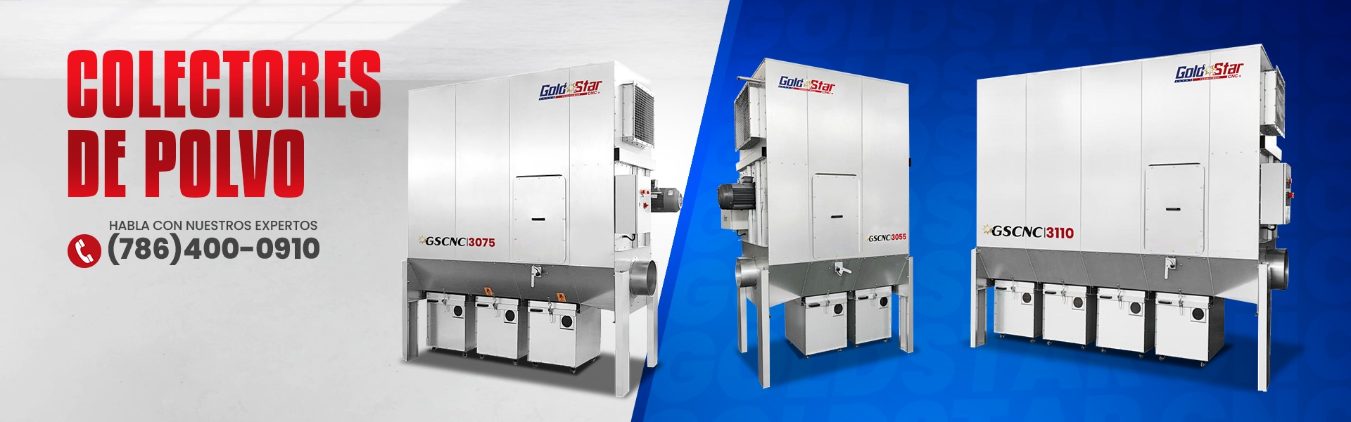 COLECTORES DE POLVO GOLDSTARCNC