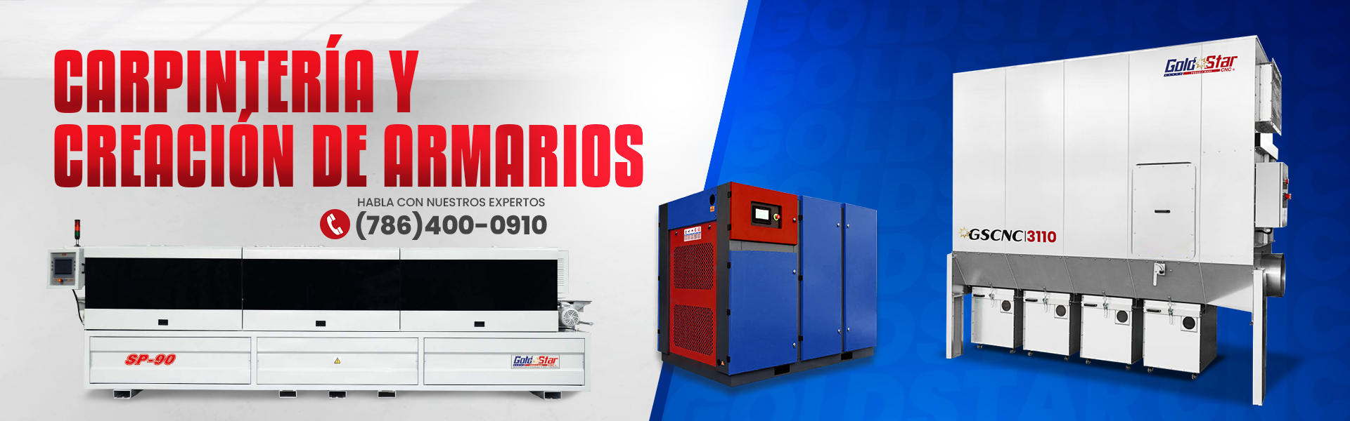 CARPINTERÍA Y CREACIÓN DE ARMARIOS GOLDSTARCNC