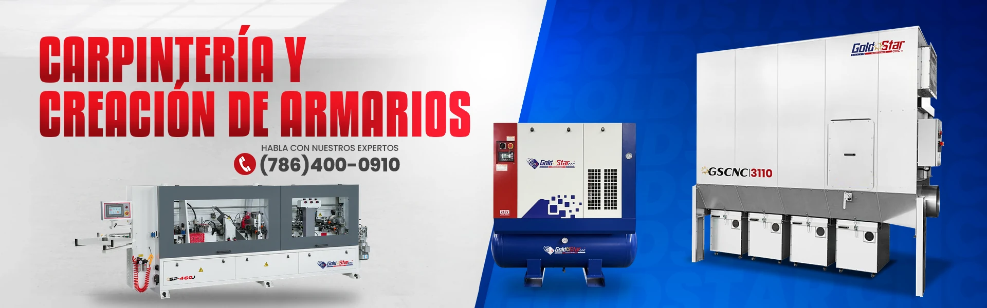 CARPINTERÍA Y CREACIÓN DE ARMARIOS GOLDSTARCNC
