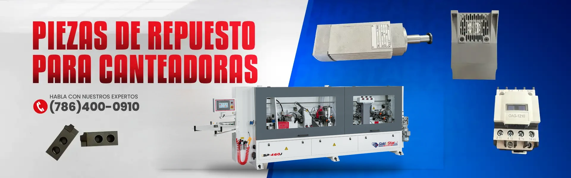 PIEZAS DE REPUESTO PARA CANTEADORAS GOLDSTARCNC