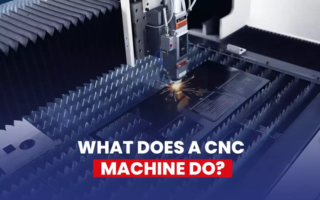 cnc machine working