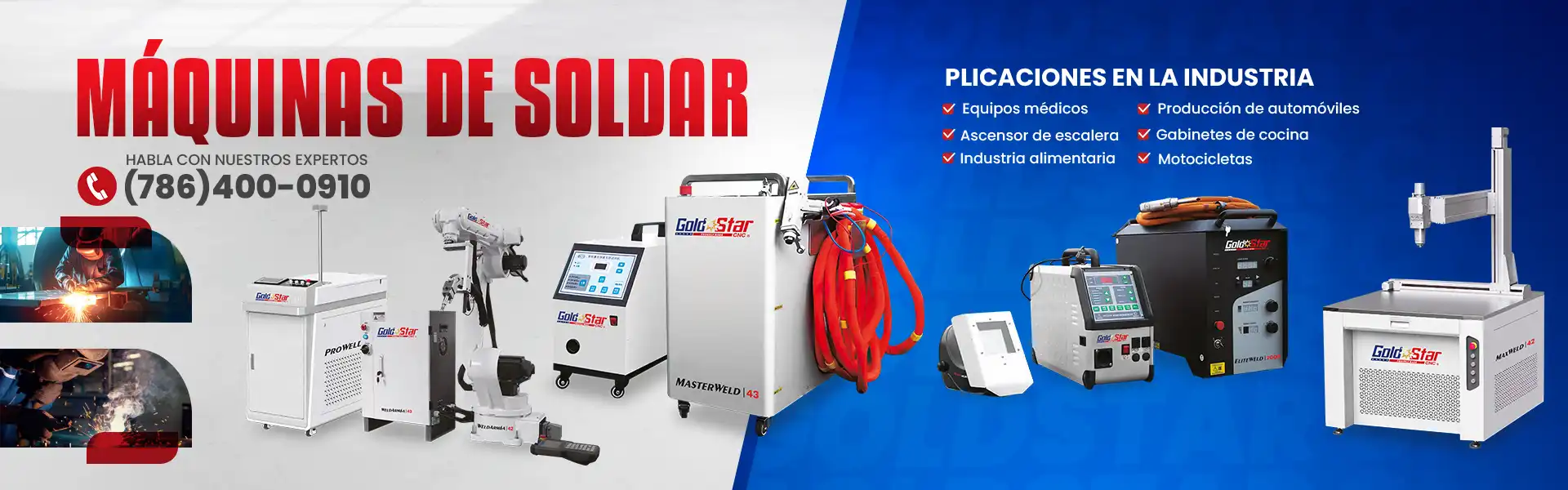 MÁQUINAS DE SOLDAR GOLDSTARCNC