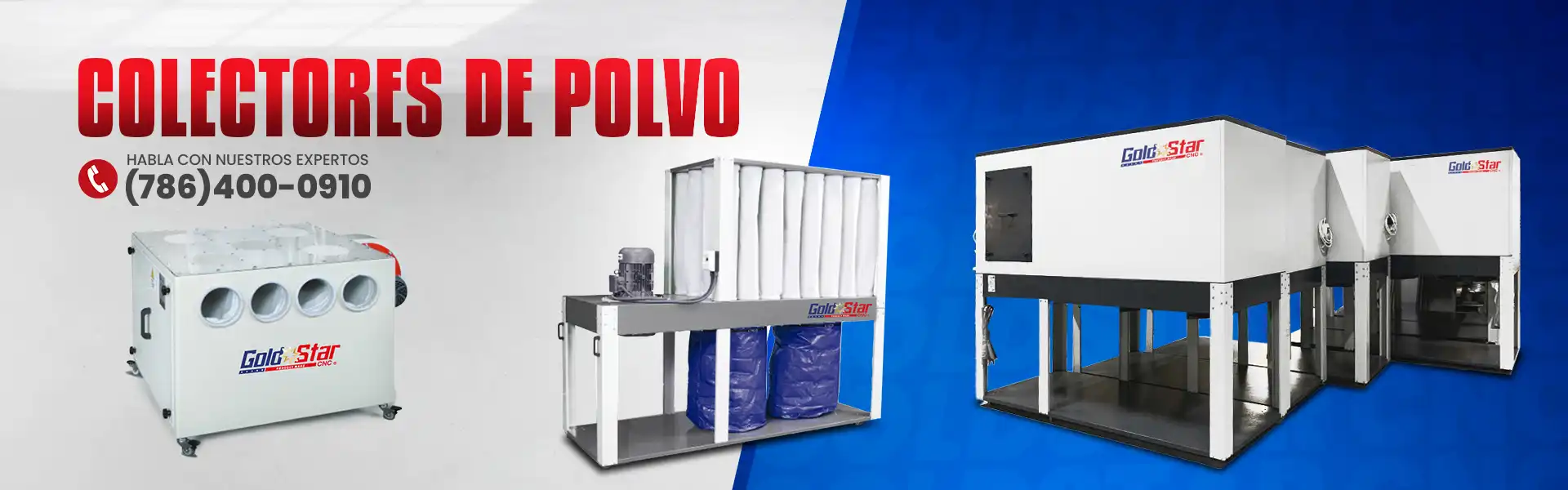 COLECTORES DE POLVO GOLDSTARCNC