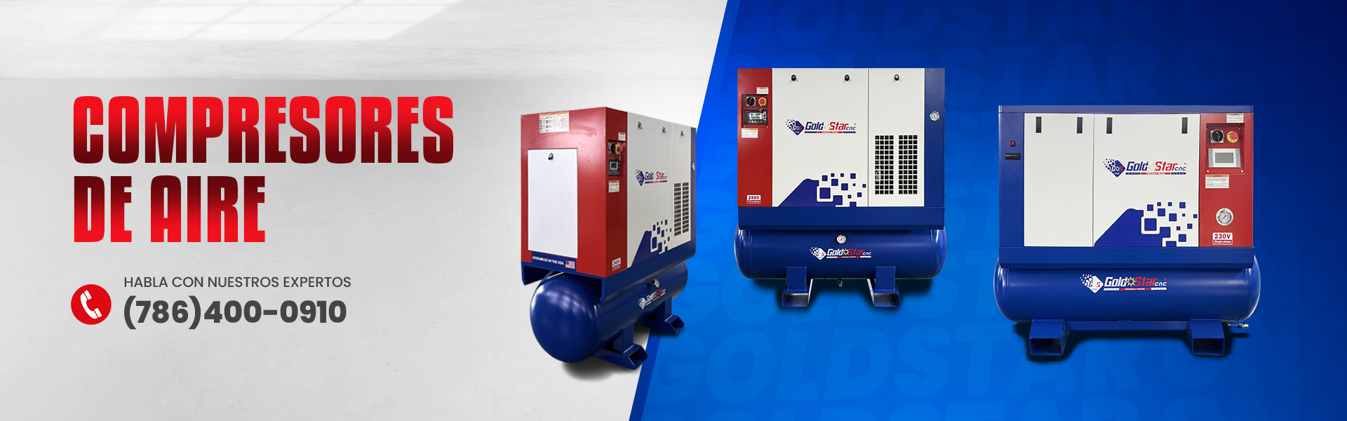 COMPRESORES DE AIRE GOLDSTARCNC
